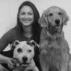 Carlie Seelig and her two dogs
