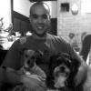 Rayel Friesen and his two rescued best friends
